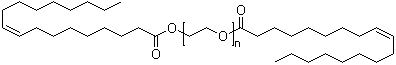 structure of CAS# 9005-07-6, Polyethylene glycol dioleate