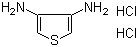structure of CAS# 90069-81-1, 3,4-Diaminothiophene dihydrochloride