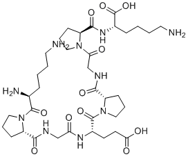 structure of CAS# 9007-34-5, Collagens polypeptide