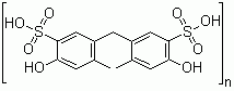 CAS 登录号：9011-02-3, 聚甲酚磺醛, 间甲酚磺酸和甲醛的聚合物