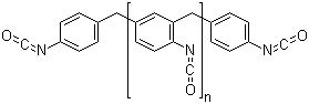 structure of CAS# 9016-87-9, Polymethylene polyphenyl polyisocyanate
