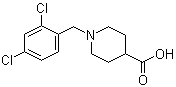 CAS # 901920-31-8, 1-[(2,4-Dichlorophenyl)methyl]-4-piperidinecarboxylic acid