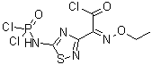 CAS # 90211-01-1, (Z)-5-[(Dichlorophosphinyl)amino]-alpha-(ethoxyimino)-1,2,4-thiadiazole-3-acetyl chloride