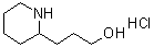 structure of CAS# 90226-88-3, 2-Piperidinepropanol hydrochloride