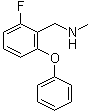 2-氟-N-甲基-6-苯氧基苯甲胺分子结构 (CAS 902836-71-9)