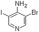 3-溴-5-碘吡啶-4-胺分子结构 (CAS 902837-39-2)