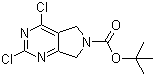 tert-Butyl 2,4-dichloro-5H-pyrrolo[3,4-d]pyrimidine-6(7H)-carboxylate molecular structure (CAS 903129-71-5)