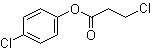 3-Chloropropanoic acid 4-chlorophenyl ester molecular structure (CAS 90348-64-4)
