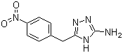 5-(4-硝基苄基)-4H-1,2,4-三唑-3-胺分子结构 (CAS 90349-93-2)