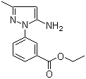 CAS 登录号：903567-11-3, 3-(5-氨基-3-甲基-1H-吡唑-1-基)苯甲酸乙酯