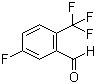 structure of CAS# 90381-08-1, 5-Fluoro-2-trifluoromethylbenzaldehyde