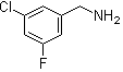 3-Chloro-5-fluorobenzenemethanamine molecular structure (CAS 90390-33-3)