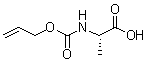 structure of CAS# 90508-28-4, N-Allyloxycarbonyl-L-alanine