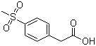 structure of CAS# 90536-66-6, 4-Methylsulphonylphenylacetic acid