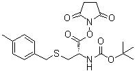 CAS 登录号：90545-10-1, (S)-[2-[(2,5-二氧代-1-吡咯烷基)氧基]-1-[[[(4-甲基苯基)甲基]硫基]甲基]-2-氧代乙基]氨基甲酸叔丁酯
