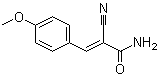 CAS 登录号：905454-14-0, 2-氰基-3-(4-甲氧基苯基)-2-丙烯酰胺自由基离子