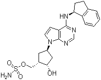 structure of CAS# 905579-51-3, MLN 4924