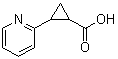 structure of CAS# 90563-75-0, 2-(2-吡啶基)环丙烷羧酸