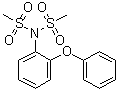 structure of CAS# 905858-63-1, N-(甲基磺酰基)-N-(2-苯氧基苯基)甲烷磺酰胺
