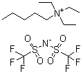 structure of CAS# 906478-91-9, Triethylpentylammonium bis(trifluoromethylsulfonyl)imide