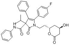 Atorvastatin Pyrrolidone Lactone molecular structure (CAS 906552-19-0)