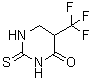 Tetrahydro-2-thioxo-5-(trifluoromethyl)-4(1H)-pyrimidinone molecular structure (CAS 90715-79-0)