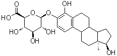 CAS 登录号：90746-94-4, 4-羟基雌甾二醇 3-葡糖苷酸