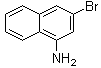 structure of CAS# 90766-34-0, 3-Bromo-1-naphthalenamine