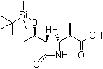 (3S,4S)-3-((R)-1-(叔丁基二甲基硅氧基)乙基)-4((R)-1-甲酰乙基)-2-氮杂环丁酮分子结构 (CAS 90776-58-2)