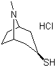 Tropine-3-thiol hydrochloride molecular structure (CAS 908266-48-8)
