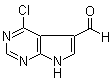 4-Chloro-7H-pyrrolo[2,3-d]pyrimidine-5-carboxaldehyde molecular structure (CAS 908287-21-8)