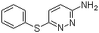3-Amino-6-(phenylthio)pyridazine molecular structure (CAS 90844-35-2)
