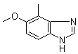 structure of CAS# 90868-11-4, 5-甲氧基-4-甲基-1H-苯并咪唑
