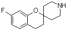 structure of CAS# 909072-52-2, 7-Fluoro-3,4-dihydrospiro[2H-1-benzopyran-2,4'-piperidine]