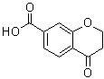 structure of CAS# 90921-09-8, 3,4-Dihydro-4-oxo-2H-1-benzopyran-7-carboxylic acid