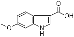 structure of CAS# 90924-43-9, 6-Methoxy-1H-indole-3-carboxylic acid