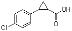 structure of CAS# 90940-40-2, 2-(4-Chlorophenyl)cyclopropanecarboxylic acid