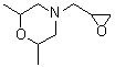 CAS # 90950-33-7, 2,6-Dimethyl-4-(2-oxiranylmethyl)morpholine