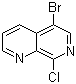 structure of CAS# 909649-06-5, 5-Bromo-8-chloro-1,7-naphthyridine