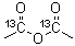 structure of CAS# 90980-78-2, Acetic-1-<sup>13</sup>C acid 1,1'-anhydride