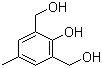 2-羟基-5-甲基间苯二甲醇分子结构 (CAS 91-04-3)