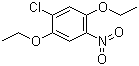 1-Chloro-2,5-diethoxy-4-nitrobenzene molecular structure (CAS 91-43-0)