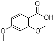2,4-二甲氧基苯甲酸分子结构 (CAS 91-52-1)