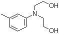N,N-双(2-羟基乙基)-间甲苯胺分子结构 (CAS 91-99-6)
