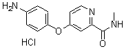 CAS 登录号：911132-05-3, 4-(4-氨基苯氧基)-N-甲基-2-吡啶甲酰胺盐酸盐