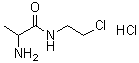 CAS # 91159-31-8, 2-Amino-N-(2-chloroethyl)propionamide hydrochloride, NSC 92245
