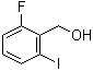 structure of CAS# 911825-94-0, 2-Fluoro-6-iodobenzyl alcohol