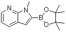 1-Methyl-1H-pyrrolo[2,3-b]pyridine-2-boronic acid pinacol ester molecular structure (CAS 912331-71-6)