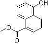structure of CAS# 91307-40-3, 5-羟基-1-萘甲酸甲酯