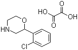 structure of CAS# 913297-04-8, 2-(2-氯苯基)吗啉草酸盐